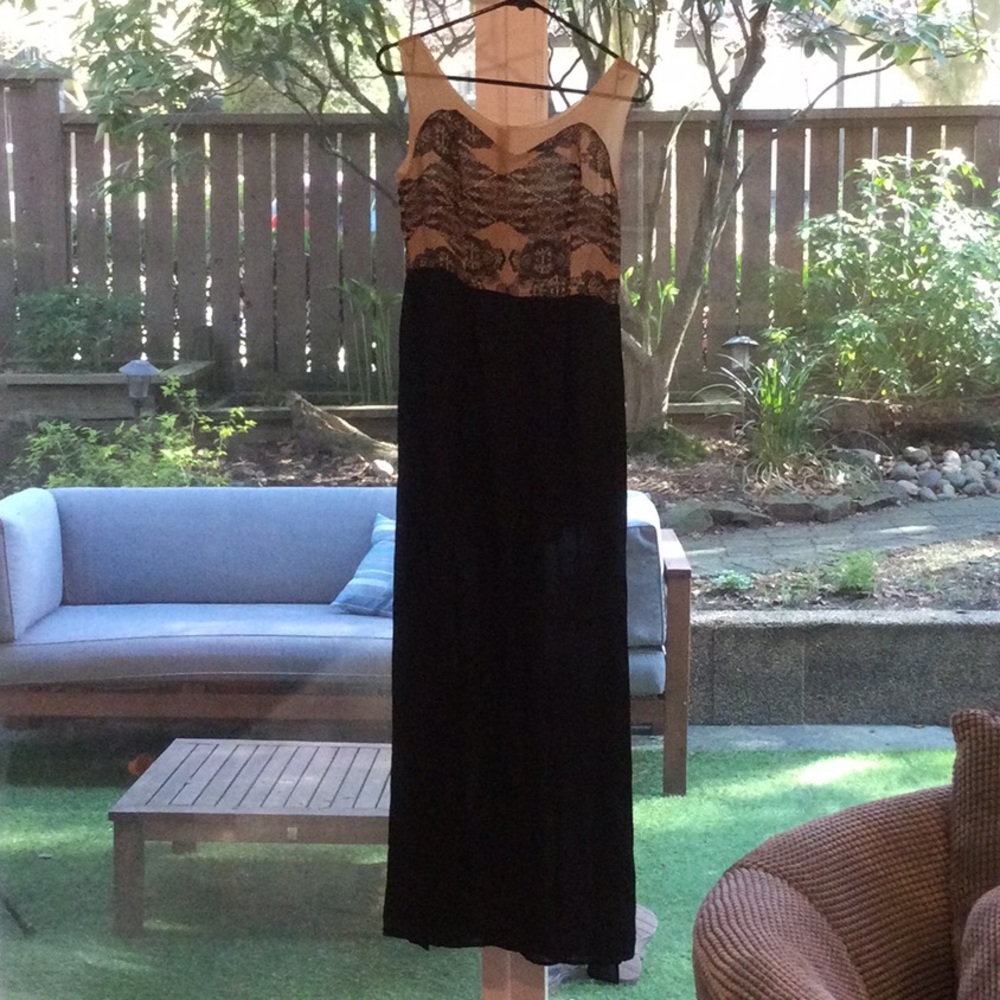 Silk maxi dress